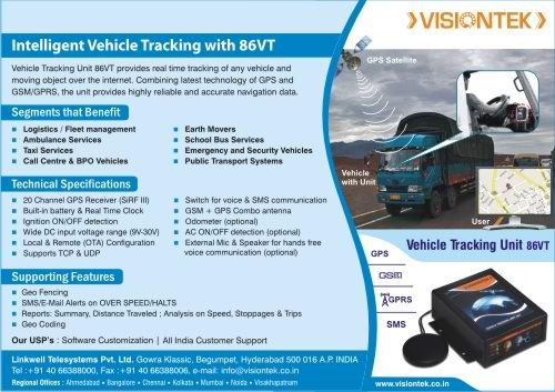 Intelligent Vehicle Tracking with 86VT